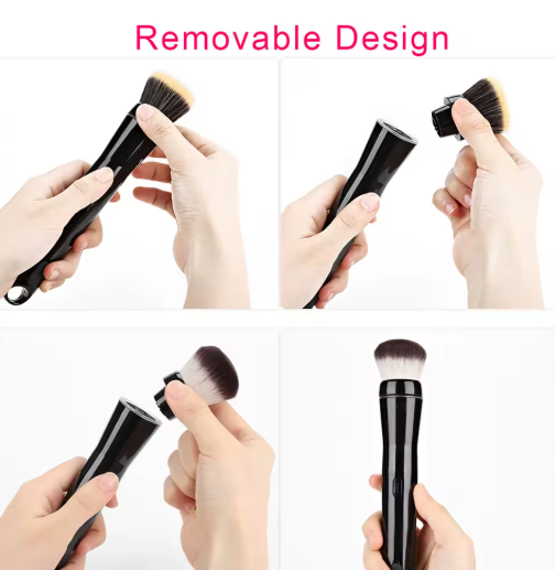 CalmoraHealth™ Portable Electric Makeup Brush