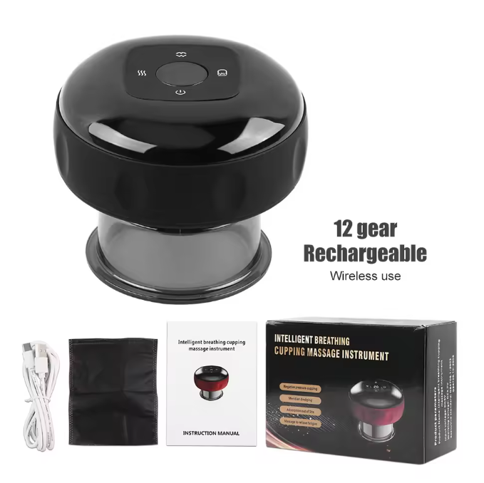 CalmoraHealth™ 12 Gears Electric Cupping Therapy Massager