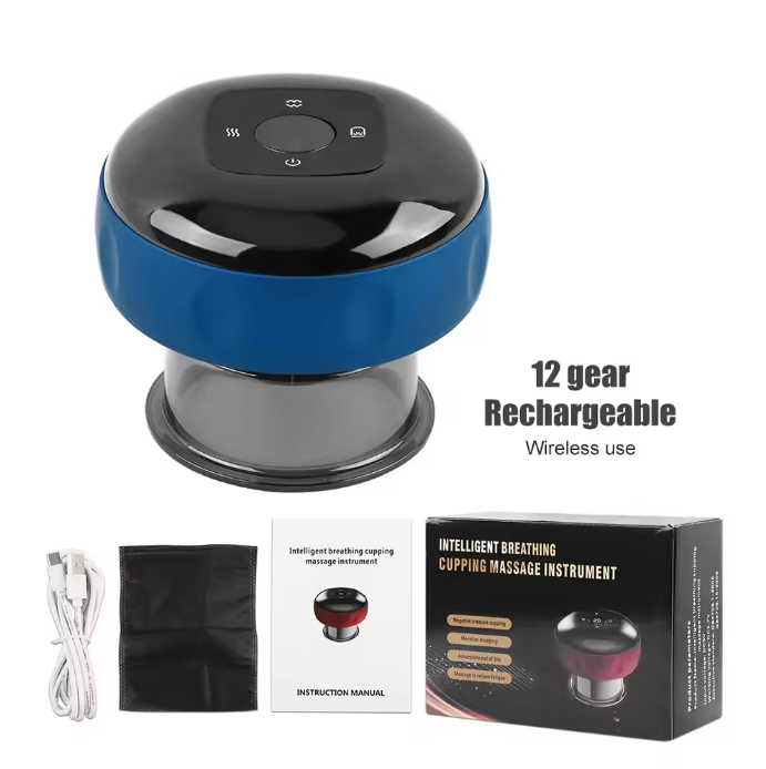 CalmoraHealth™ 12 Gears Electric Cupping Therapy Massager