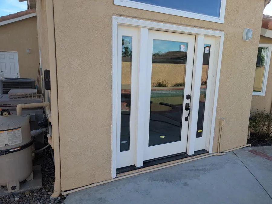 Corona residence — new exterior entry doors