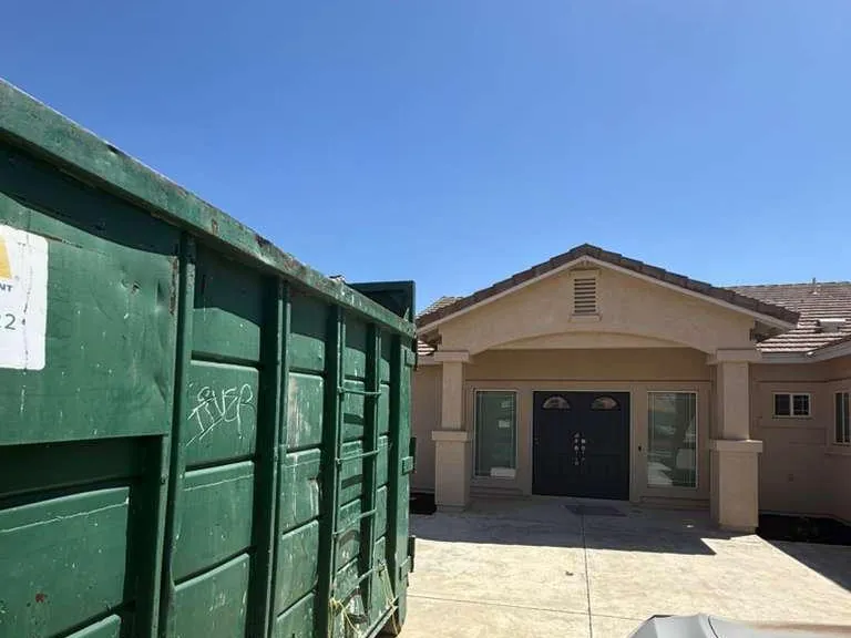 Skyland residence — site set up for interior demolition