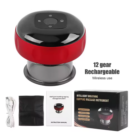 CalmoraHealth™ 12 Gears Electric Cupping Therapy Massager