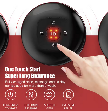 CalmoraHealth™ 12 Gears Electric Cupping Therapy Massager